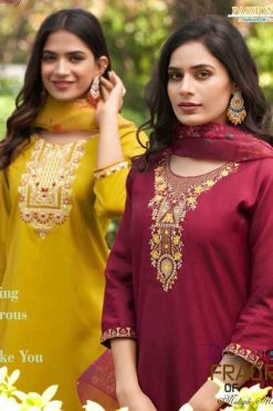 Passion Tree Malhar Vol 4 Kurti with Dupatta Bottom Silk Catalog 8 Pcs