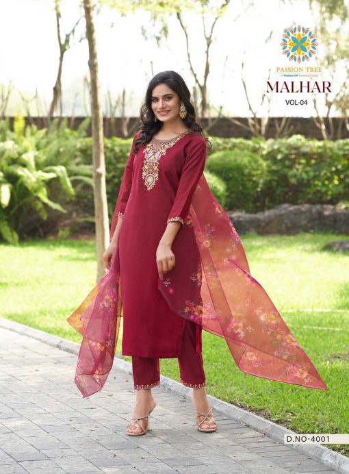 Passion Tree Malhar Vol 4 Kurti with Dupatta Bottom Silk Catalog 8 Pcs 3 510x692 - Passion Tree Malhar Vol 4 Kurti with Dupatta Bottom Silk Catalog 8 Pcs