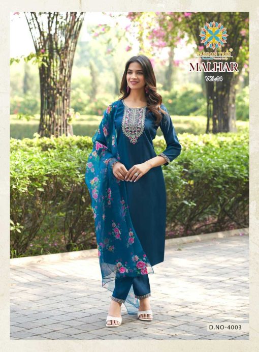 Passion Tree Malhar Vol 4 Kurti with Dupatta Bottom Silk Catalog 8 Pcs 5 510x692 - Passion Tree Malhar Vol 4 Kurti with Dupatta Bottom Silk Catalog 8 Pcs
