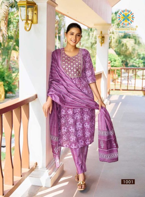 Passion Tree Priyanshi Vol 1 Kurti with Dupatta Bottom Cotton Catalog 8 Pcs 3 510x692 - Passion Tree Priyanshi Vol 1 Kurti with Dupatta Bottom Cotton Catalog 8 Pcs