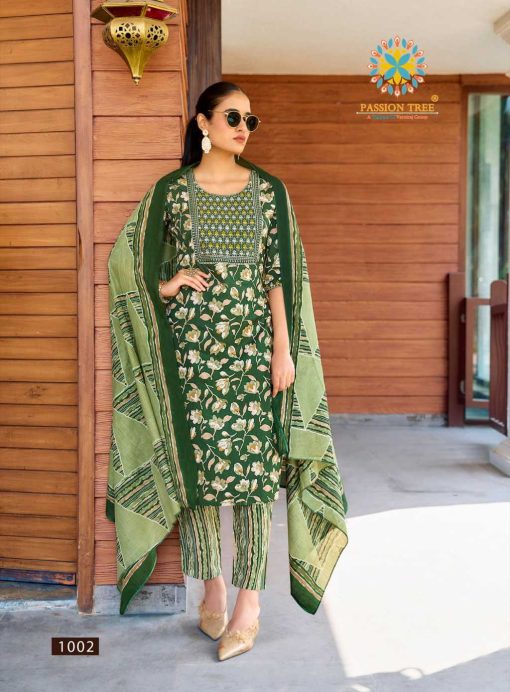 Passion Tree Priyanshi Vol 1 Kurti with Dupatta Bottom Cotton Catalog 8 Pcs 4 510x692 - Passion Tree Priyanshi Vol 1 Kurti with Dupatta Bottom Cotton Catalog 8 Pcs