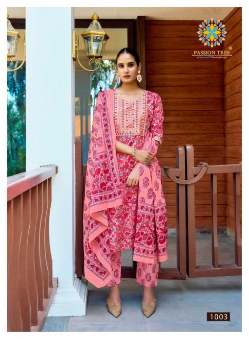 Passion Tree Priyanshi Vol 1 Kurti with Dupatta Bottom Cotton Catalog 8 Pcs 5 510x692 - Passion Tree Priyanshi Vol 1 Kurti with Dupatta Bottom Cotton Catalog 8 Pcs