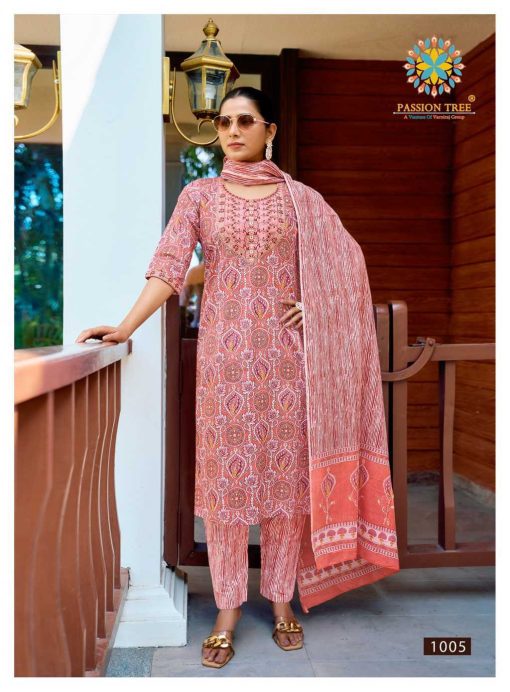 Passion Tree Priyanshi Vol 1 Kurti with Dupatta Bottom Cotton Catalog 8 Pcs 7 510x692 - Passion Tree Priyanshi Vol 1 Kurti with Dupatta Bottom Cotton Catalog 8 Pcs