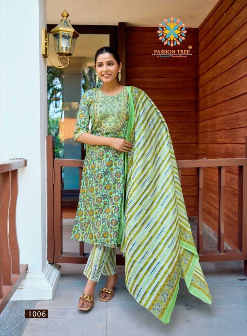 Passion Tree Priyanshi Vol 1 Kurti with Dupatta Bottom Cotton Catalog 8 Pcs 8 510x692 - Passion Tree Priyanshi Vol 1 Kurti with Dupatta Bottom Cotton Catalog 8 Pcs