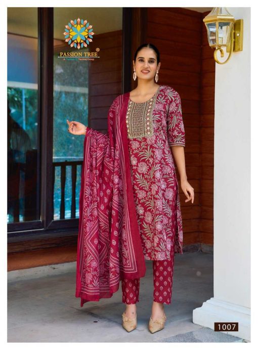 Passion Tree Priyanshi Vol 1 Kurti with Dupatta Bottom Cotton Catalog 8 Pcs 9 510x692 - Passion Tree Priyanshi Vol 1 Kurti with Dupatta Bottom Cotton Catalog 8 Pcs