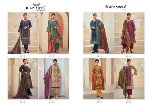 Riaz Arts Bin Saeed Vol 6 by Mumtaz Arts Cotton Salwar Suit Catalog 8 Pcs 14 510x360 - Riaz Arts Bin Saeed Vol 6 by Mumtaz Arts Cotton Salwar Suit Catalog 8 Pcs