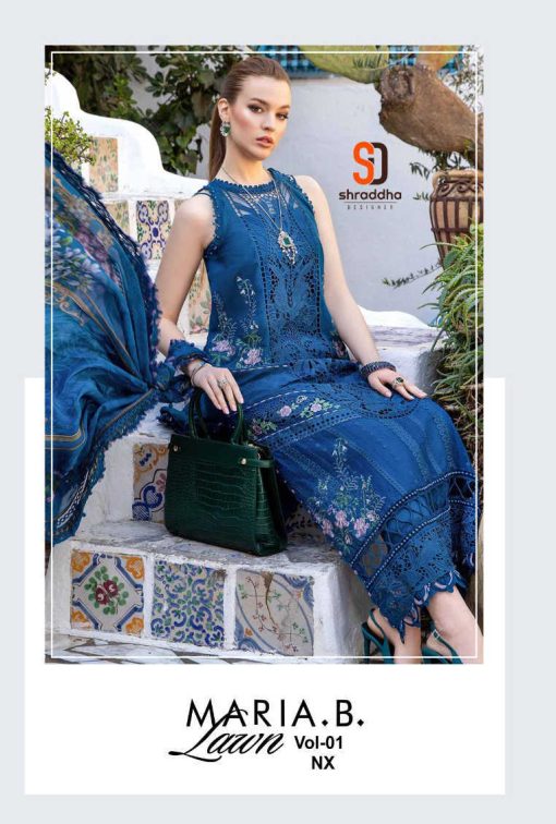Shraddha Maria B Lawn Vol 1 NX Cotton Salwar Suit Catalog 4 Pcs 1 510x756 - Shraddha Maria B Lawn Vol 1 NX Cotton Salwar Suit Catalog 4 Pcs