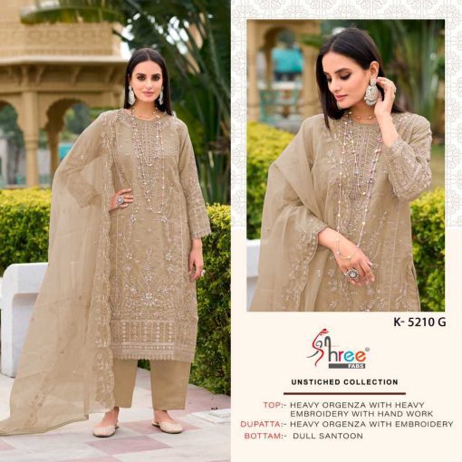 Shree Fabs K 5210 E H Organza Salwar Suit Catalog 4 Pcs 6 510x510 - Shree Fabs K 5210 E-H Organza Salwar Suit Catalog 4 Pcs