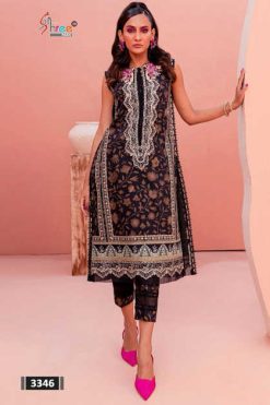 Shree Fabs Mariya B Flora Vol 2 Chiffon Cotton Salwar Suit Catalog 4 Pcs