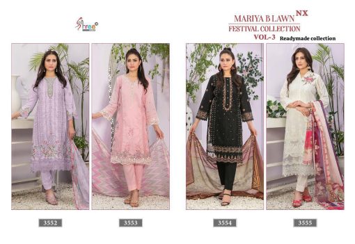 Shree Fabs Mariya B Lawn Festival Collection Vol 3 NX Chiffon Cotton Readymade Salwar Suit Catalog 4 Pcs 13 510x351 - Shree Fabs Mariya B Lawn Festival Collection Vol 3 NX Chiffon Cotton Readymade Salwar Suit Catalog 4 Pcs