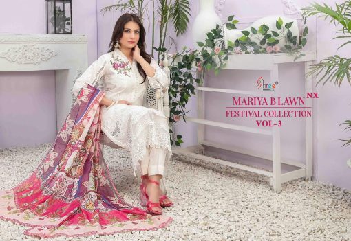 Shree Fabs Mariya B Lawn Festival Collection Vol 3 NX Chiffon Cotton Readymade Salwar Suit Catalog 4 Pcs 2 510x351 - Shree Fabs Mariya B Lawn Festival Collection Vol 3 NX Chiffon Cotton Readymade Salwar Suit Catalog 4 Pcs
