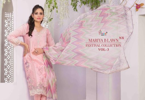 Shree Fabs Mariya B Lawn Festival Collection Vol 3 NX Chiffon Cotton Readymade Salwar Suit Catalog 4 Pcs 6 510x351 - Shree Fabs Mariya B Lawn Festival Collection Vol 3 NX Chiffon Cotton Readymade Salwar Suit Catalog 4 Pcs