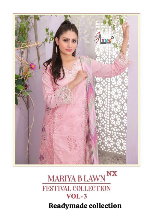 Shree Fabs Mariya B Lawn Festival Collection Vol 3 NX Chiffon Cotton Readymade Salwar Suit Catalog 4 Pcs 8 510x702 - Shree Fabs Mariya B Lawn Festival Collection Vol 3 NX Chiffon Cotton Readymade Salwar Suit Catalog 4 Pcs