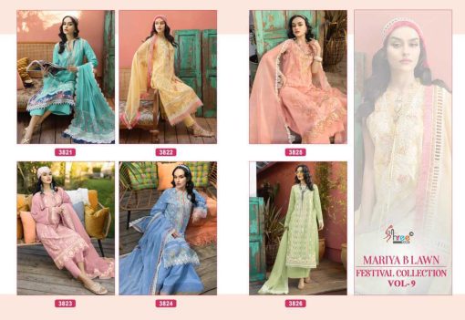 Shree Fabs Mariya B Lawn Festival Collection Vol 9 Cotton Salwar Suit Catalog 6 Pcs 14 510x351 - Shree Fabs Mariya B Lawn Festival Collection Vol 9 Cotton Salwar Suit Catalog 6 Pcs