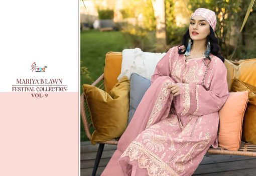Shree Fabs Mariya B Lawn Festival Collection Vol 9 Cotton Salwar Suit Catalog 6 Pcs 6 510x351 - Shree Fabs Mariya B Lawn Festival Collection Vol 9 Cotton Salwar Suit Catalog 6 Pcs