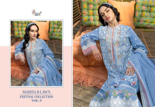 Shree Fabs Mariya B Lawn Festival Collection Vol 9 Cotton Salwar Suit Catalog 6 Pcs 8 510x351 - Shree Fabs Mariya B Lawn Festival Collection Vol 9 Cotton Salwar Suit Catalog 6 Pcs