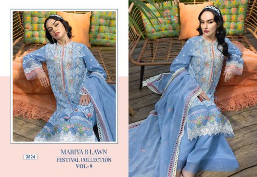 Shree Fabs Mariya B Lawn Festival Collection Vol 9 Cotton Salwar Suit Catalog 6 Pcs 9 510x351 - Shree Fabs Mariya B Lawn Festival Collection Vol 9 Cotton Salwar Suit Catalog 6 Pcs