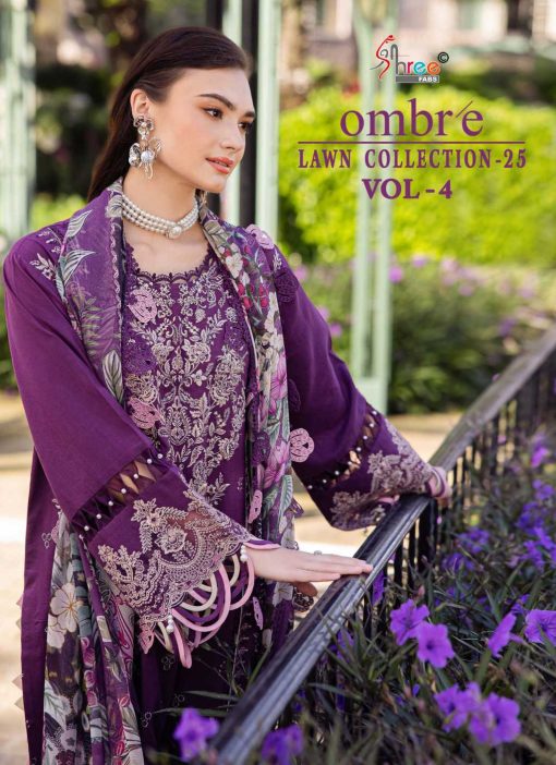 Shree Fabs Ombre Lawn Collection 25 Vol 4 Chiffon Cotton Salwar Suit Catalog 7 Pcs 1 510x702 - Shree Fabs Ombre Lawn Collection 25 Vol 4 Chiffon Cotton Salwar Suit Catalog 7 Pcs