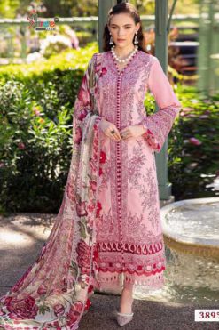 Shree Fabs Ombre Lawn Collection 25 Vol 4 Chiffon Cotton Salwar Suit Catalog 7 Pcs