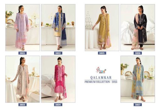 Shree Fabs Qalamkar Premium Collection Vol 25 Chiffon Cotton Salwar Suit Catalog 7 Pcs 17 510x351 - Shree Fabs Qalamkar Premium Collection Vol 20 Chiffon Cotton Salwar Suit Catalog 7 Pcs