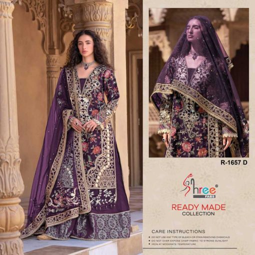 Shree Fabs R 1657 A D Organza Readymade Salwar Suit Catalog 4 Pcs 1 510x510 - Shree Fabs R 1657 A-D Organza Readymade Salwar Suit Catalog 4 Pcs