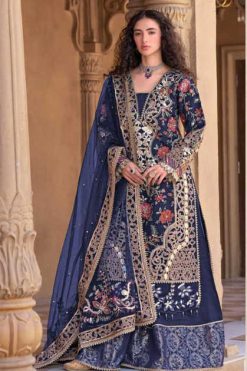 Shree Fabs R 1657 A-D Organza Readymade Salwar Suit Catalog 4 Pcs