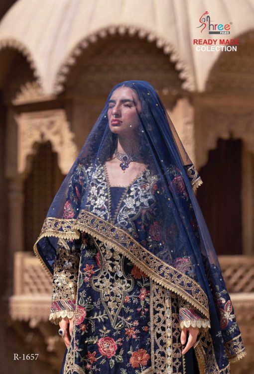 Shree Fabs R 1657 A D Organza Readymade Salwar Suit Catalog 4 Pcs 5 510x752 - Shree Fabs R 1657 A-D Organza Readymade Salwar Suit Catalog 4 Pcs