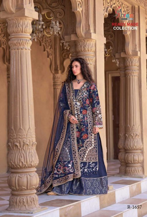 Shree Fabs R 1657 A D Organza Readymade Salwar Suit Catalog 4 Pcs 8 510x752 - Shree Fabs R 1657 A-D Organza Readymade Salwar Suit Catalog 4 Pcs