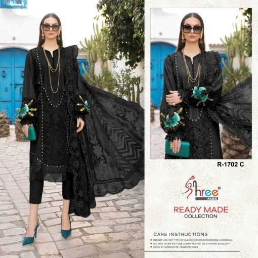 Shree Fabs R 1702 A D Organza Readymade Salwar Suit Catalog 4 Pcs 2 510x510 - Shree Fabs R 1702 A-D Organza Readymade Salwar Suit Catalog 4 Pcs