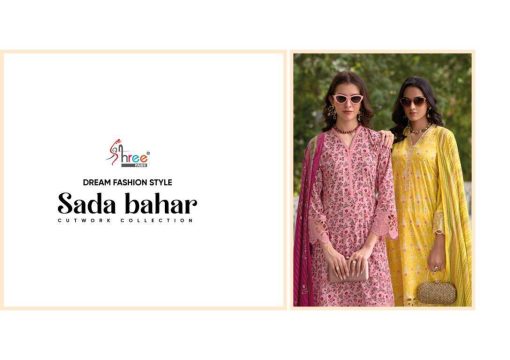 Shree Fabs Sada Bahar Cutwork Collection Chiffon Cotton Salwar Suit Catalog 5 Pcs 5 510x360 - Shree Fabs Sada Bahar Cutwork Collection Chiffon Cotton Salwar Suit Catalog 5 Pcs