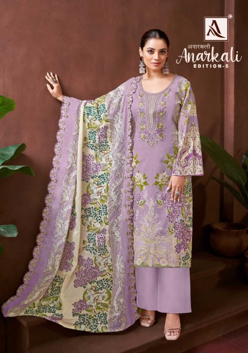 Alok Anarkali Vol 5 Cotton Salwar Suit Catalog 8 Pcs 11 510x725 - Alok Anarkali Vol 5 Cotton Salwar Suit Catalog 8 Pcs