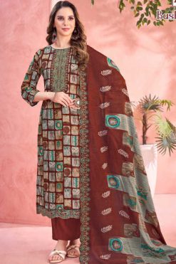 Alok Bashira Cotton Salwar Suit Catalog 6 Pcs