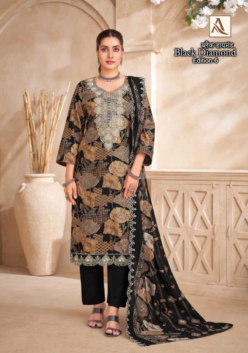 Alok Black Diamond Vol 6 Rayon Salwar Suit Catalog 6 Pcs 4 510x725 - Alok Black Diamond Vol 6 Rayon Salwar Suit Catalog 6 Pcs