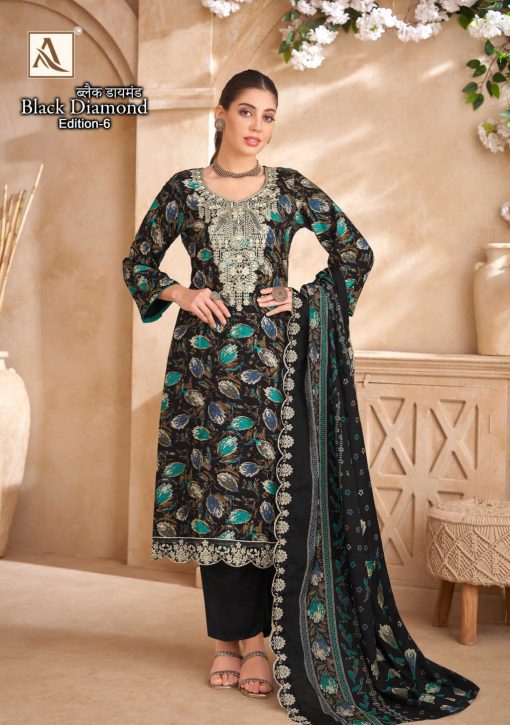 Alok Black Diamond Vol 6 Rayon Salwar Suit Catalog 6 Pcs 7 510x725 - Alok Black Diamond Vol 6 Rayon Salwar Suit Catalog 6 Pcs