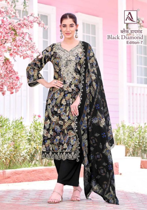 Alok Black Diamond Vol 7 Rayon Salwar Suit Catalog 6 Pcs 2 510x728 - Alok Black Diamond Vol 7 Rayon Salwar Suit Catalog 6 Pcs