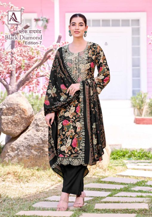 Alok Black Diamond Vol 7 Rayon Salwar Suit Catalog 6 Pcs 4 510x728 - Alok Black Diamond Vol 7 Rayon Salwar Suit Catalog 6 Pcs