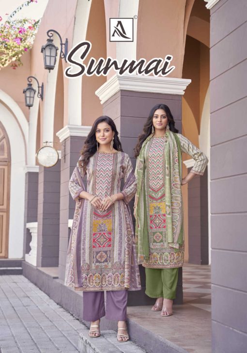 Alok Surmai Cotton Salwar Suit Catalog 6 Pcs 1 510x728 - Alok Surmai Cotton Salwar Suit Catalog 6 Pcs