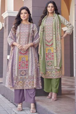 Alok Surmai Cotton Salwar Suit Catalog 6 Pcs