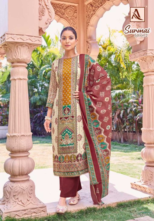 Alok Surmai Vol 2 Cotton Salwar Suit Catalog 6 Pcs 16 510x728 - Alok Surmai Vol 2 Cotton Salwar Suit Catalog 6 Pcs
