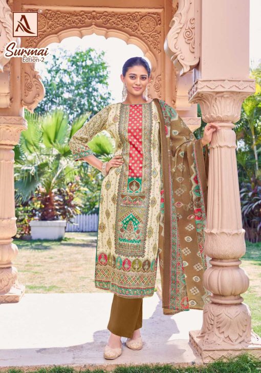Alok Surmai Vol 2 Cotton Salwar Suit Catalog 6 Pcs 3 510x728 - Alok Surmai Vol 2 Cotton Salwar Suit Catalog 6 Pcs