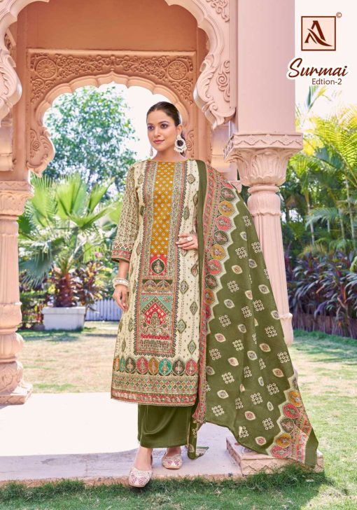 Alok Surmai Vol 2 Cotton Salwar Suit Catalog 6 Pcs 9 510x728 - Alok Surmai Vol 2 Cotton Salwar Suit Catalog 6 Pcs