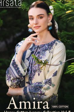 Arsala Amira Heavy Cotton Luxury Collection Vol 5 Salwar Suit Catalog 6 Pcs