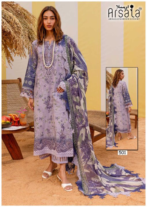 Arsala Amira Heavy Cotton Luxury Collection Vol 5 Salwar Suit Catalog 6 Pcs 3 510x720 - Arsala Amira Heavy Cotton Luxury Collection Vol 5 Salwar Suit Catalog 6 Pcs