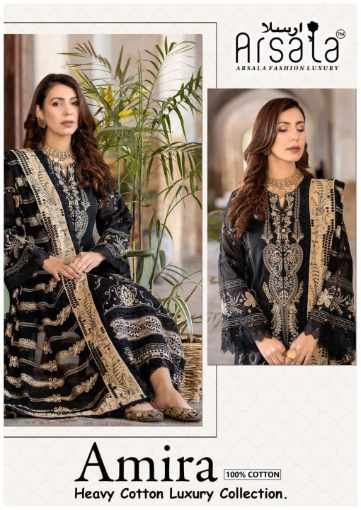 Arsala Amira Heavy Cotton Luxury Collection Vol 5 Salwar Suit Catalog 6 Pcs 4 510x720 - Arsala Amira Heavy Cotton Luxury Collection Vol 5 Salwar Suit Catalog 6 Pcs