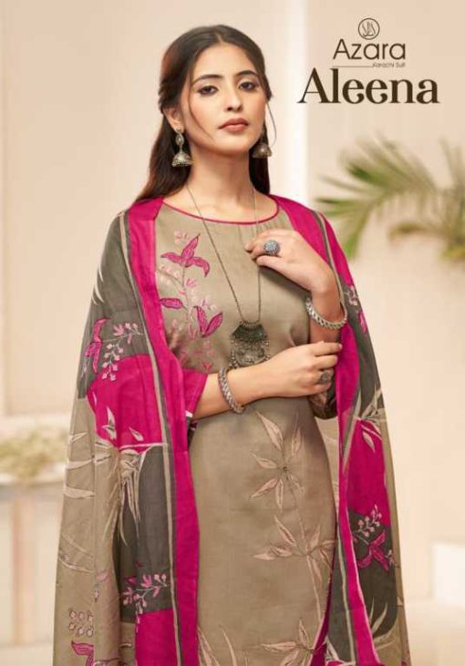 Azara Aleena Cotton Salwar Suit Catalog 4 Pcs 1 510x731 - Azara Aleena Cotton Salwar Suit Catalog 4 Pcs