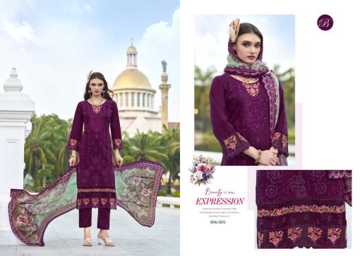 Belliza Afrozeh Cotton Salwar Suit Catalog 6 Pcs 11 510x363 - Belliza Afrozeh Cotton Salwar Suit Catalog 6 Pcs