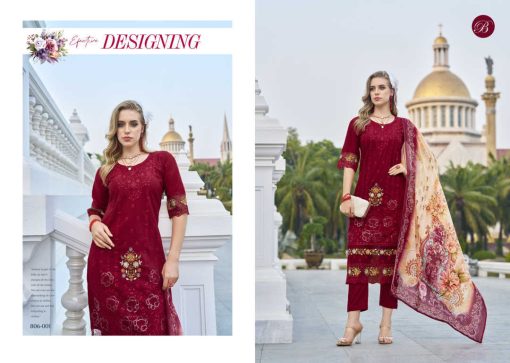 Belliza Afrozeh Cotton Salwar Suit Catalog 6 Pcs 3 510x363 - Belliza Afrozeh Cotton Salwar Suit Catalog 6 Pcs