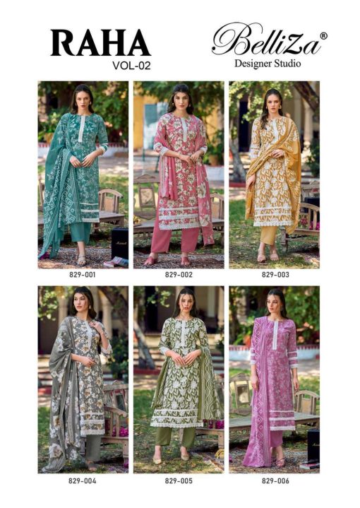 Belliza Raha Vol 2 Cotton Salwar Suit Catalog 6 Pcs 10 510x719 - Belliza Raha Vol 2 Cotton Salwar Suit Catalog 6 Pcs