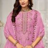 Bilqis B 130 A-D Organza Salwar Suit Catalog 4 Pcs