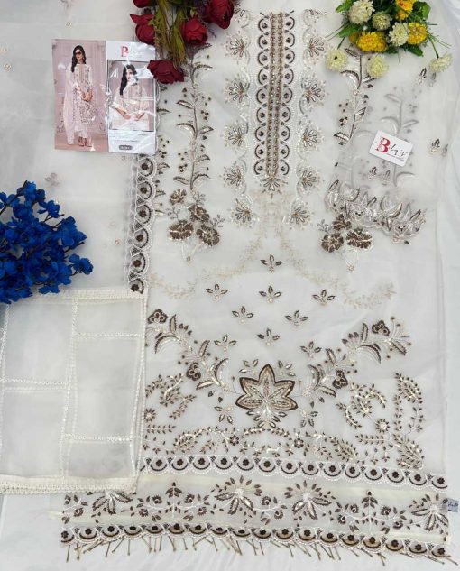 Bilqis B 130 A D Organza Salwar Suit Catalog 4 Pcs 6 510x633 - Bilqis B 130 A-D Organza Salwar Suit Catalog 4 Pcs